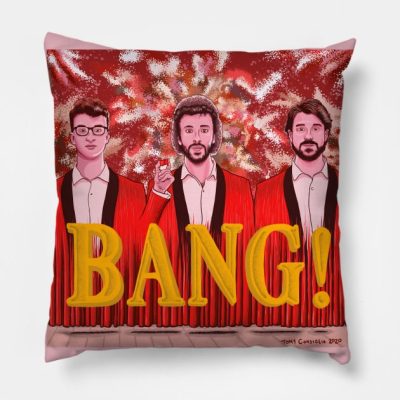 Ajr Bang Throw Pillow Official Ajr Band Merch