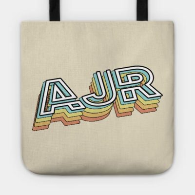 Ajr Retro Typography Faded Style Tote Official Ajr Band Merch