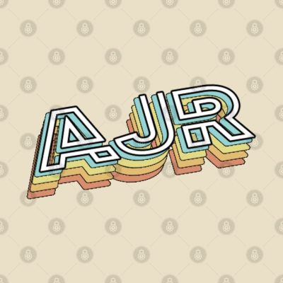 Ajr Retro Typography Faded Style Phone Case Official Ajr Band Merch