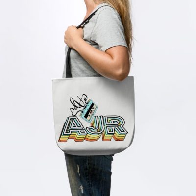 Ajr Retro Typography Tote Official Ajr Band Merch