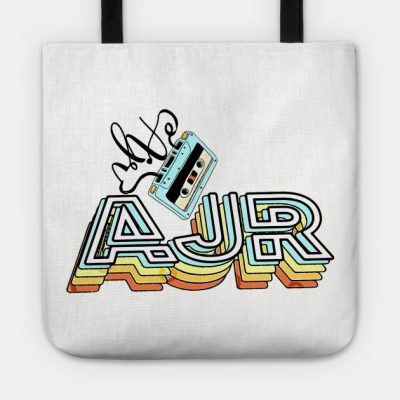 Ajr Retro Typography Tote Official Ajr Band Merch