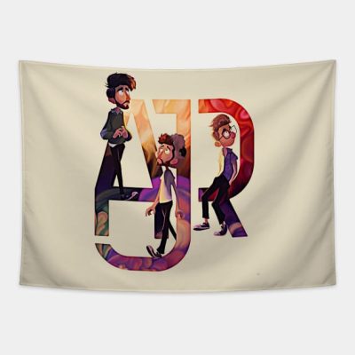 Ajr Cartoons Tapestry Official Ajr Band Merch