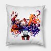 Ajr Cartoons Throw Pillow Official Ajr Band Merch