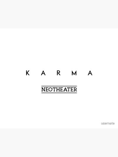 Karma Neotheater (Black Logo) Tapestry Official Ajr Band Merch