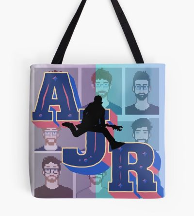 Ajr Pixel Art Tote Bag Official Ajr Band Merch