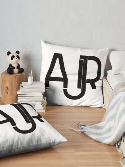 Ajr Logo Throw Pillow Official Ajr Band Merch