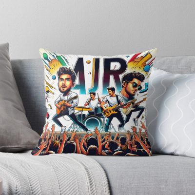 Ajr Concert Throw Pillow Official Ajr Band Merch