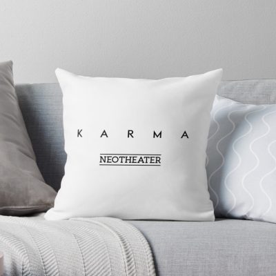 Karma Neotheater Throw Pillow Official Ajr Band Merch