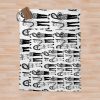 Ajr Band Black Outline Throw Blanket Official Ajr Band Merch