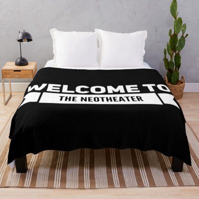 Welcome To The Neotheater Throw Blanket Official Ajr Band Merch