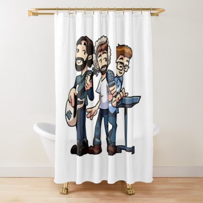 Ajr Tour Merch Drawstring Bags Shower Curtain Official Ajr Band Merch